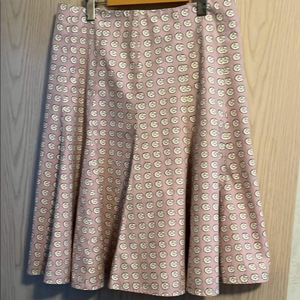Elegant Pink fish in bowl Skirt